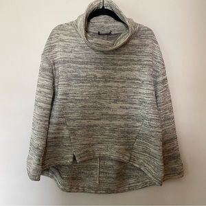 Anthro Saturday Sunday Knit High Low Hem Oversized Cowl Neck Sweater